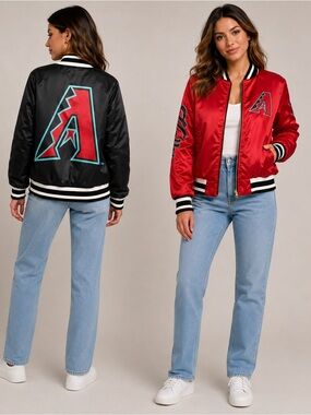 Arizona Diamondbacks Reversible Tiny Turnip Merrill Kelly Bomber Jacket NWT XL